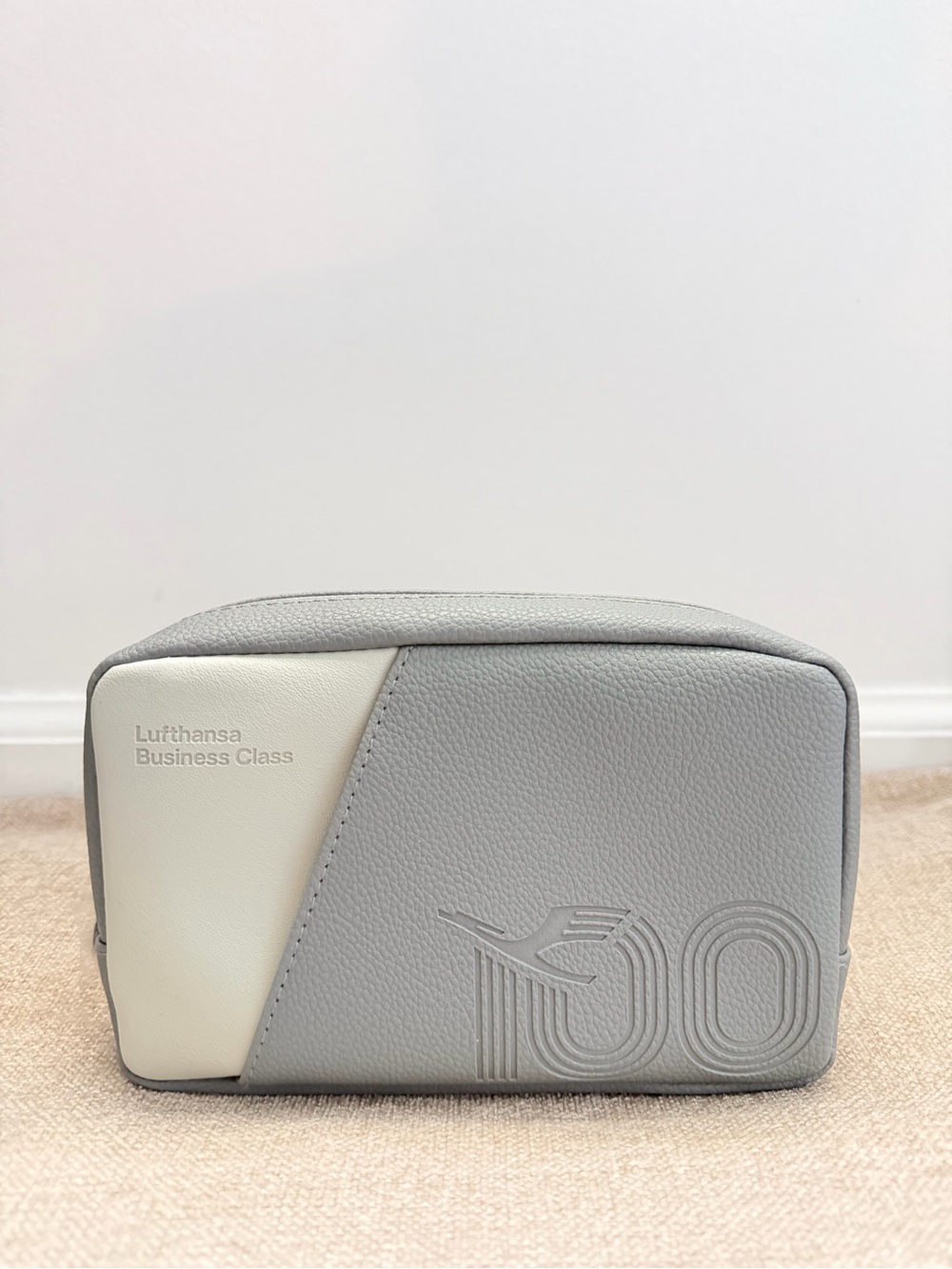 Lufthansa 100 Years celebration Business class amenity kit.